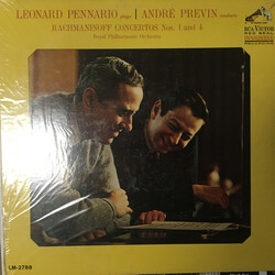 Leonard Pennario / André Previn / Sergei Vasilyevich Rachmaninoff / The Royal Philharmonic Orchestra Concertos Nos. 1 And 4 Vinyl LP USED