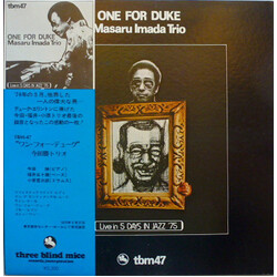 Masaru Imada Trio One For Duke Vinyl LP USED
