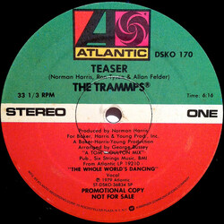 The Trammps Teaser / Love Insurance Policy USED VINYL 12INCH 33 S RPM PROMO