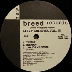 Glamco Productions Jazzy Grooves Vol. III USED VINYL 12INCH 33 S RPM