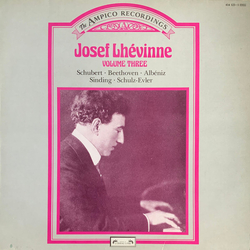 Josef Lhevinne The Ampico Recordings - Volume Three Vinyl LP USED