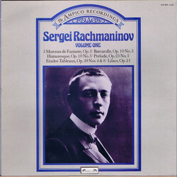 Sergei Vasilyevich Rachmaninoff The Ampico Recordings Volume One Vinyl LP USED