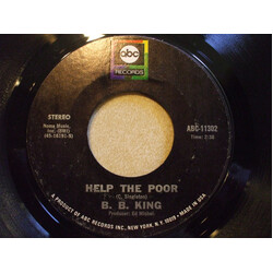 B.B. King Help The Poor USED VINYL 7INCH 45 RPM SINGLE STYRENE