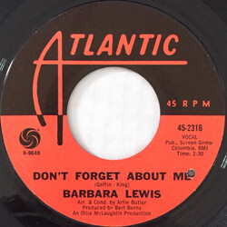 Barbara Lewis Don't Forget About Me / It's Magic USED VINYL 7INCH 45 RPM SINGLE STYRENE