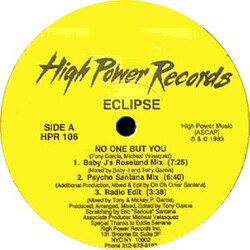 Eclipse (20) No One But You USED VINYL 12INCH 33 S RPM