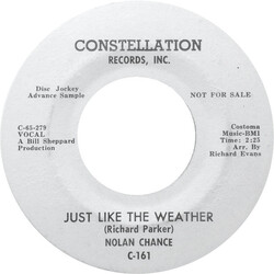 Nolan Chance Just Like The Weather USED VINYL 7INCH 45 RPM SINGLE PROMO