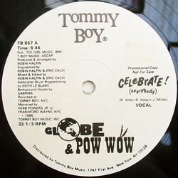 MC G.L.O.B.E. / Pow Wow Celebrate! (Everybody) USED VINYL 12INCH 33 S RPM PROMO