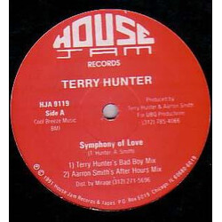 Terry Hunter Symphony Of Love USED VINYL 12INCH 33 S RPM