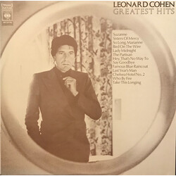 Leonard Cohen Greatest Hits Vinyl LP USED