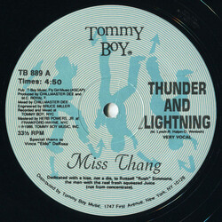Miss Thang Thunder And Lightning USED VINYL 12INCH 33 S RPM