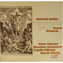 Heinrich Schütz / Peter Schreier Auferstehungs Historie / Easter Oratorio Vinyl LP USED