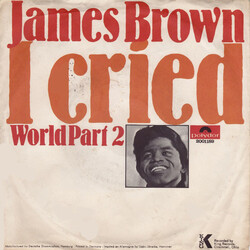 James Brown I Cried / World (Part 2) USED VINYL 7INCH