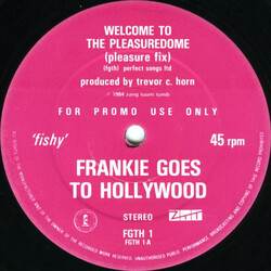 Frankie Goes To Hollywood Welcome To The Pleasuredome / The Only Star In Heaven USED VINYL 12INCH 45 RPM PROMO