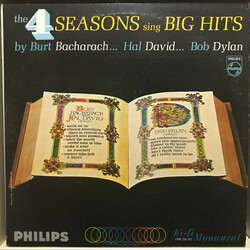 The Four Seasons The 4 Seasons Sing Big Hits By Burt Bacharach... Hal David... Bob Dylan Vinyl LP USED