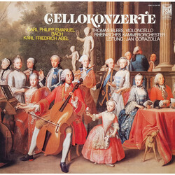 Carl Philipp Emanuel Bach / Carl Friedrich Abel / Thomas Blees / Rheinisches Kammerorchester / Jan Corazolla Cellokonzerte Vinyl LP USED