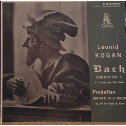 Leonid Kogan / Johann Sebastian Bach / Sergei Prokofiev Sonata No. 3 / Sonata In D Major Vinyl LP USED