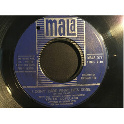 Vivian Copeland I Don't Care What He's Done (In The Past) USED VINYL 7INCH 45 RPM