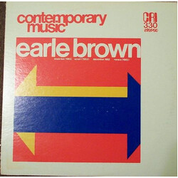 Earle Brown Music By Earle Brown Vinyl LP USED
