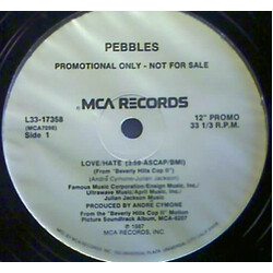 Pebbles Love/Hate VINYL 12" USED