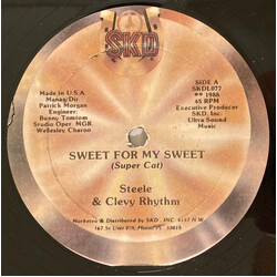 Super Cat (2) / Steely & Clevie Sweet For My Sweet USED VINYL 12INCH 45 RPM