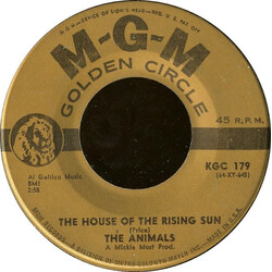 The Animals The House Of The Rising Sun / I'm Crying USED VINYL 7INCH 45 RPM REISSUE