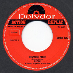 Cream (2) Wrapping Paper / I Feel Free USED VINYL 7INCH SINGLE 45 RPM