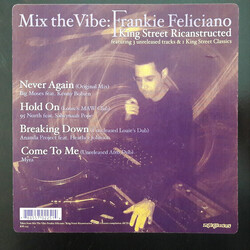 Frankie Feliciano Mix The Vibe: King Street Ricanstructed USED VINYL 12INCH 33 S RPM