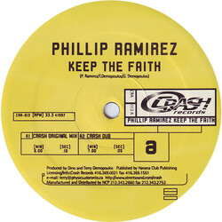 Phillip Ramirez Keep The Faith USED VINYL 12INCH 33 S RPM
