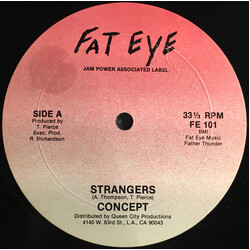 Concept (18) Strangers / I Like Your Style USED VINYL 12INCH 33 S RPM