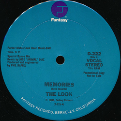 The Look (4) Memories Vinyl 12" USED