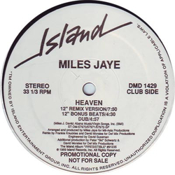 Miles Jaye Heaven Vinyl 12" USED