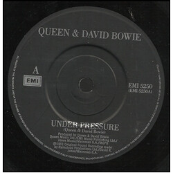 Queen / David Bowie Under Pressure USED VINYL 7INCH 45 RPM SINGLE