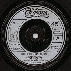 Steve Hackett Clocks - The Angel Of Mons USED VINYL 7INCH 45 RPM SINGLE