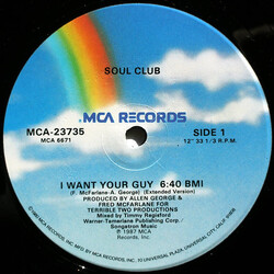 Soul Club I Want Your Guy Vinyl 12" USED