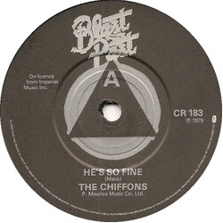 The Chiffons He's So Fine / Sweet Talkin' Guy / One Fine Day USED VINYL 7INCH SINGLE 45 RPM