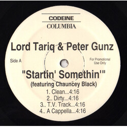 Lord Tariq & Peter Gunz Startin' Somethin' USED VINYL 12INCH PROMO
