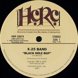 X-25 Band Black Hole Bop USED VINYL 12INCH 33 S RPM STEREO