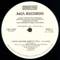 Dan Hartman I Can Dream About You USED VINYL 12INCH 33 S RPM PROMO