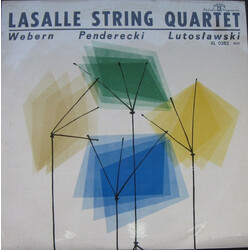 Lasalle Quartet / Anton Webern / Krzysztof Penderecki / Witold Lutoslawski Lasalle String Quartet Vinyl LP USED