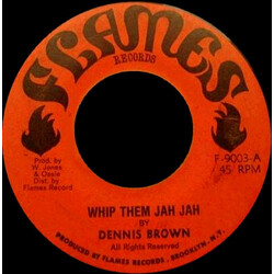 Dennis Brown Whip Them Jah Jah USED VINYL 7INCH