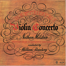 Ludwig Van Beethoven / Nathan Milstein / The Pittsburgh Symphony Orchestra / William Steinberg Violin Concerto In D Major, Op. 61 Vinyl LP USED