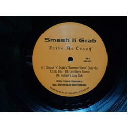 Smash n Grab Drive Me Crazy USED VINYL 12INCH