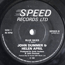 John Dummer / Helen April Blue Skies USED VINYL 7INCH 45 RPM SINGLE