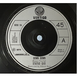 Status Quo Down Down USED VINYL 7INCH 45 RPM SINGLE