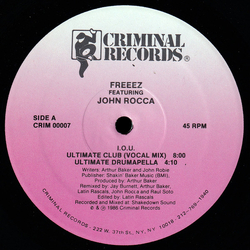 Freeez / John Rocca I.O.U. Vinyl 12" USED