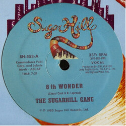Sugarhill Gang 8th Wonder USED VINYL 12INCH 33 S RPM REISSUE