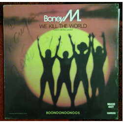 Boney M. We Kill The World (Don't Kill The World) / Boonoonoonoos USED VINYL 12INCH 45 RPM MAXI-SINGLE STEREO
