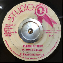 Alexander Henry Please Be True USED VINYL 7INCH 45 RPM REISSUE