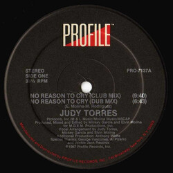 Judy Torres No Reason To Cry USED VINYL 12INCH 33 S RPM