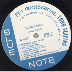 Sidney DeParis' Blue Note Jazzmen / Sidney DeParis And His Blue Note Stompers DeParis  Dixie Vinyl LP USED